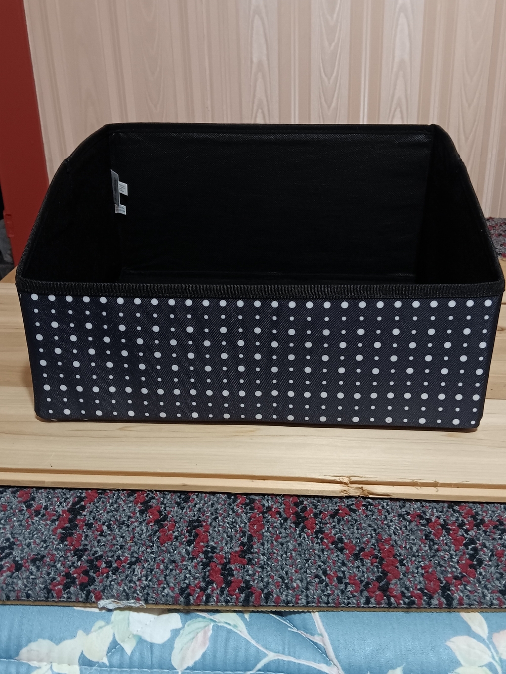 thirty-one Your Way Display Bin Black and White Ditty Dot